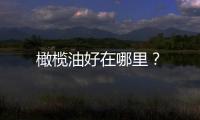 橄榄油好在哪里？