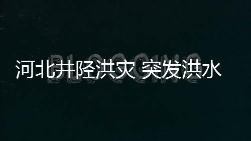 河北井陉洪灾 突发洪水如何自救